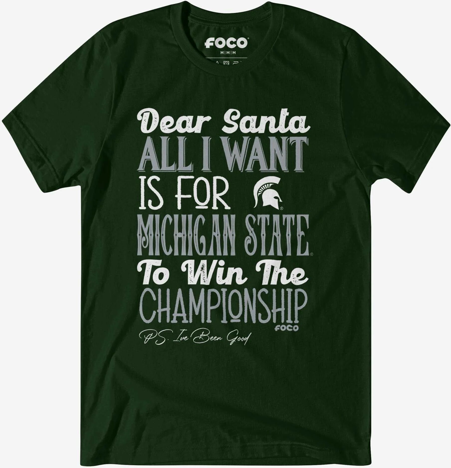 FOCO Michigan State Spartans All I Want T-Shirt - S - Men