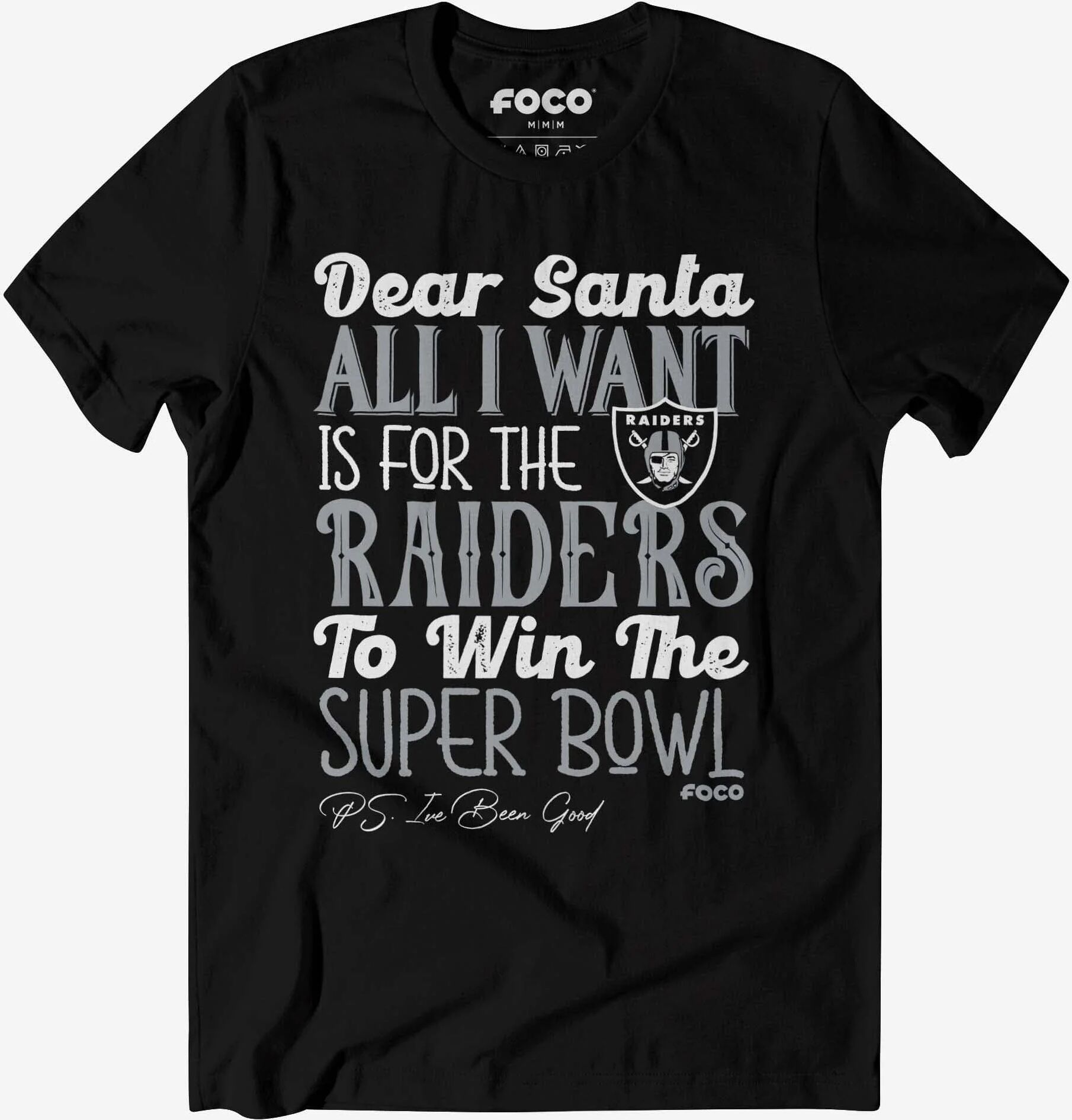 FOCO Las Vegas Raiders All I Want T-Shirt - S - Men