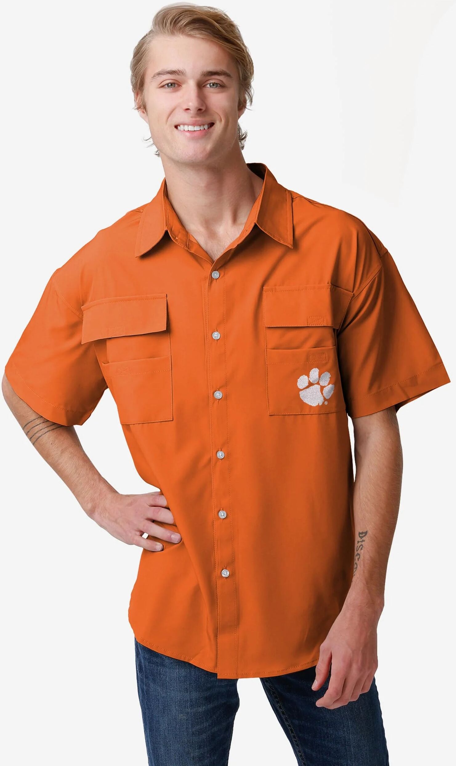 FOCO Clemson Tigers Gone Fishing Shirt - XL - Men