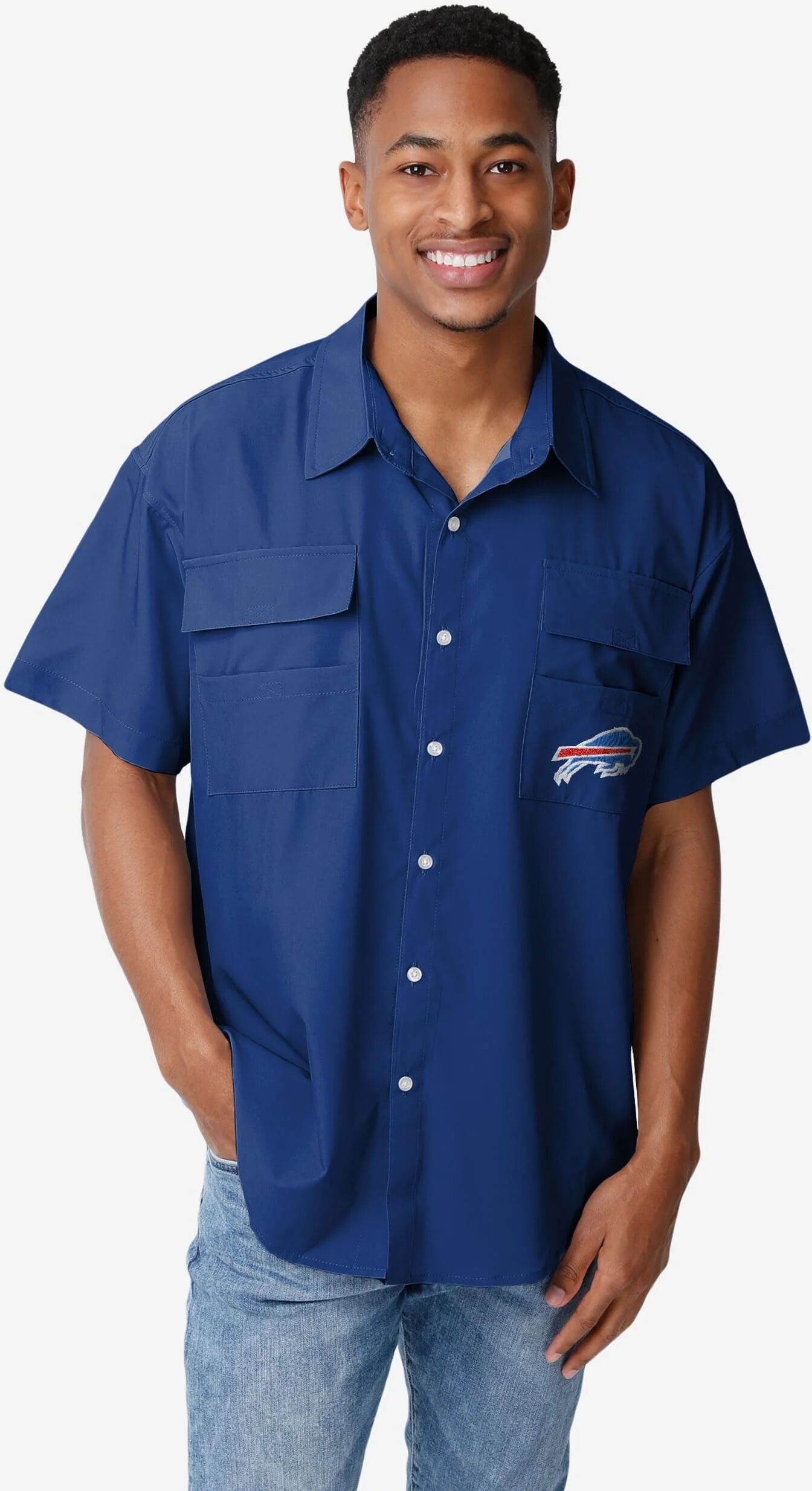 FOCO Buffalo Bills Gone Fishing Shirt - M - Men