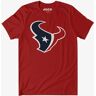 FOCO Houston Texans Primary Logo T-Shirt - Canvas Red / 2XL - Men