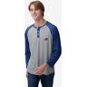 FOCO Buffalo Bills Team Logo Gray Long Sleeve Henley - XL - Men