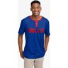 FOCO Buffalo Bills Solid Wordmark Short Sleeve Henley - XL - Men