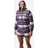 FOCO Baltimore Ravens Ugly Short One Piece Pajamas - 2XL - Men