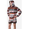 FOCO Cincinnati Bengals Ugly Short One Piece Pajamas - M - Men