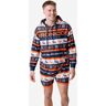 FOCO Denver Broncos Ugly Short One Piece Pajamas - M - Men