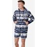 FOCO Dallas Cowboys Ugly Short One Piece Pajamas - M - Men