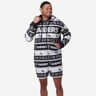 FOCO Las Vegas Raiders Ugly Short One Piece Pajamas - 2XL - Men