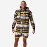 FOCO Pittsburgh Steelers Ugly Short One Piece Pajamas - M - Men