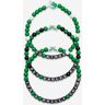 FOCO Philadelphia Eagles Kelly Green 3 Pack Beaded Friendship Bracelet - Men