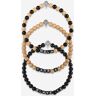 FOCO Chris Olave & Derek Carr New Orleans Saints 3 Pack Player Beaded Friendship Bracelet - Unisex