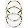 FOCO Giannis Antetokounmpo Milwaukee Bucks 3 Pack Player Friendship Bracelet - Unisex