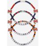 FOCO Illinois Fighting Illini 3 Pack Friendship Bracelet - Women