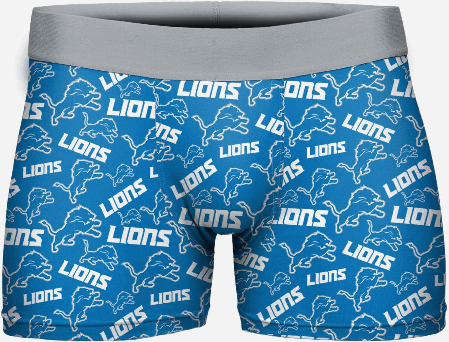 FOCO Detroit Lions Repeat Logo Underwear - 2XL - Men