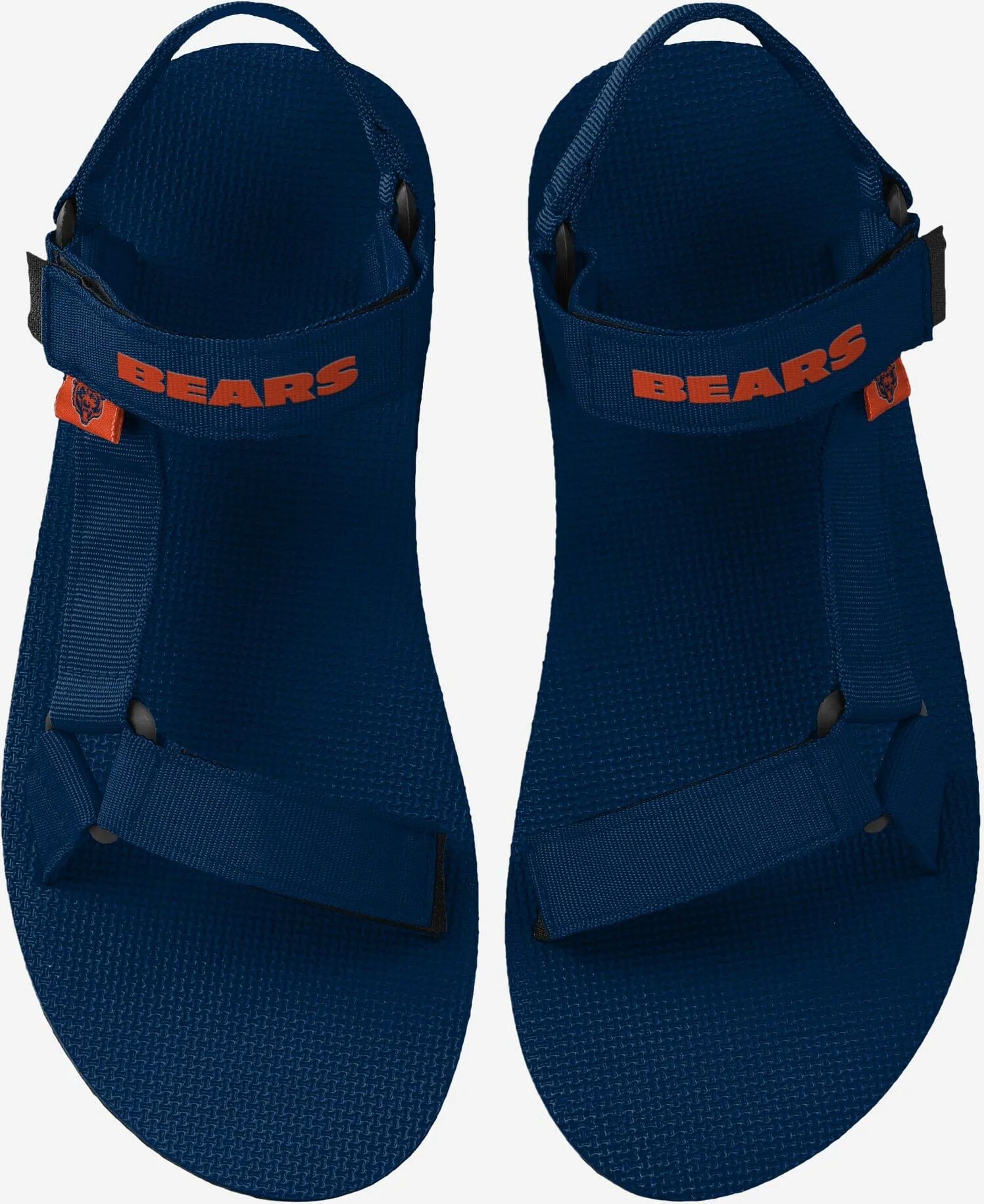 FOCO Chicago Bears Mens Solid Strap Sandal - S - Men