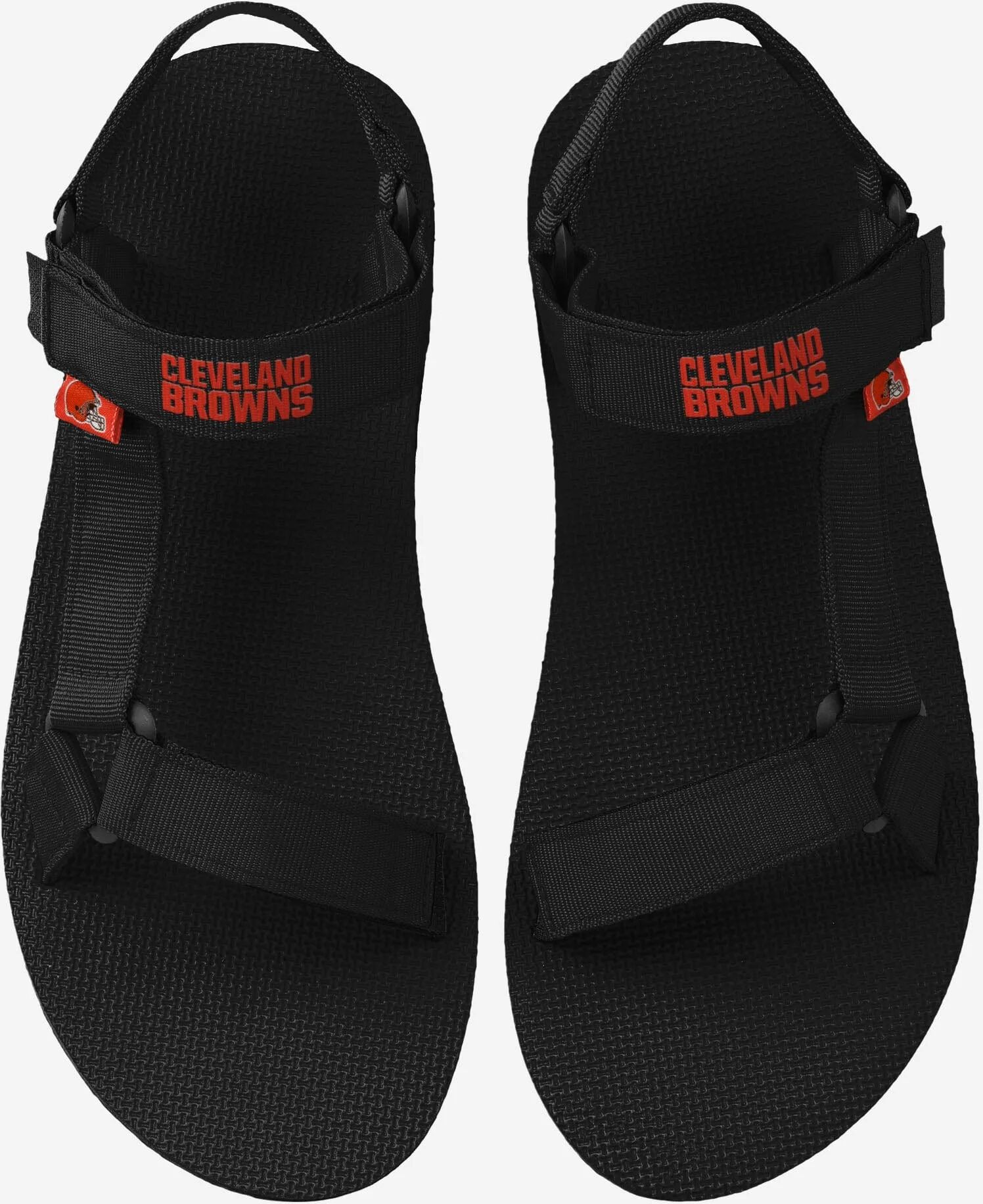 FOCO Cleveland Browns Mens Solid Strap Sandal - XL - Men