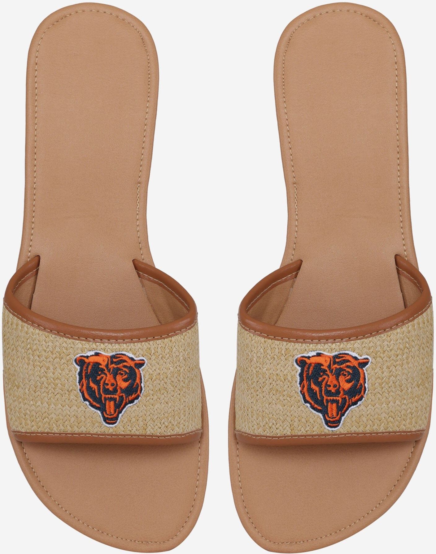 FOCO Chicago Bears Womens Straw Slide - L - Women