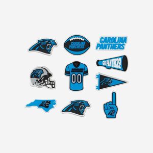 FOCO Carolina Panthers 10 Pack Team Clog Charms -