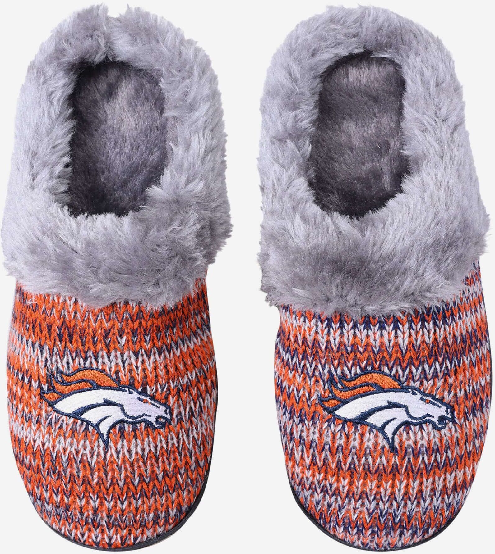 FOCO Denver Broncos Womens Peak Slide Slippers - XL - Women