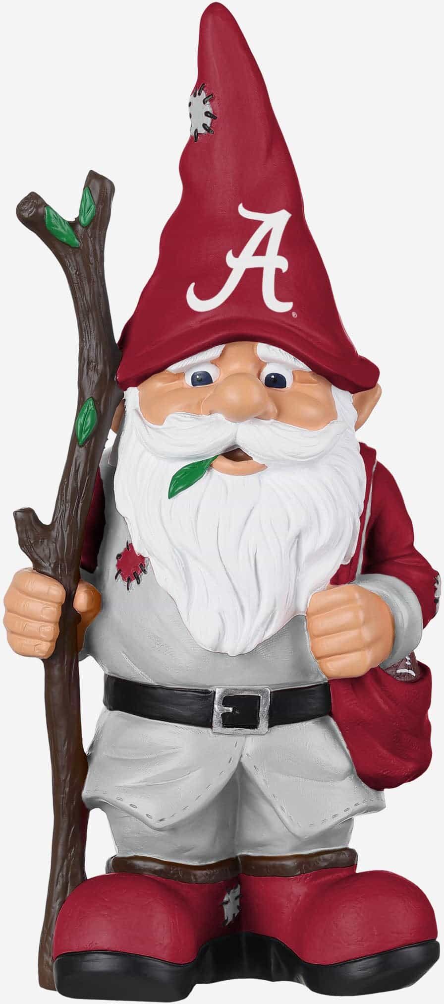 FOCO Alabama Crimson Tide Holding Stick Gnome -