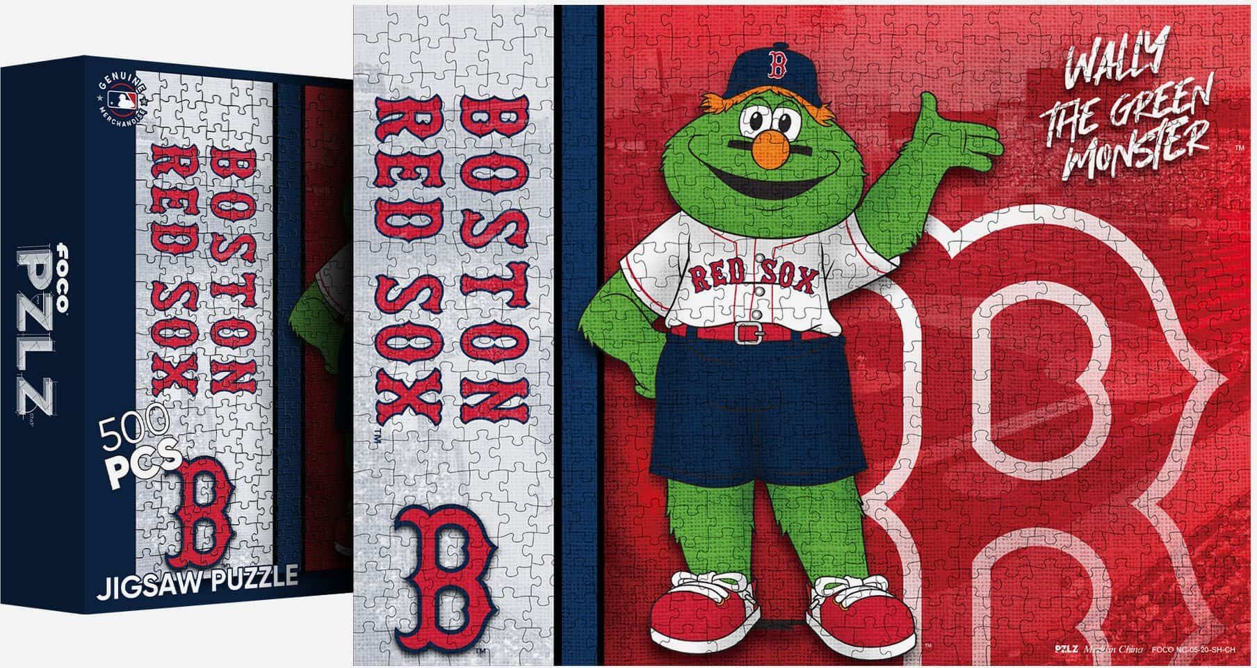 FOCO Wally The Green Monster Boston Red Sox Mascot 500 Piece Jigsaw Puzzle PZLZ -