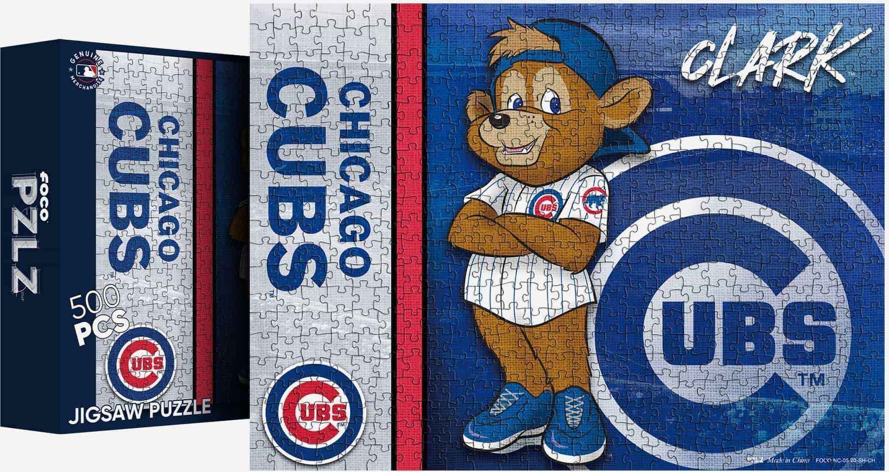 FOCO Clark Chicago Cubs Mascot 500 Piece Jigsaw Puzzle PZLZ -