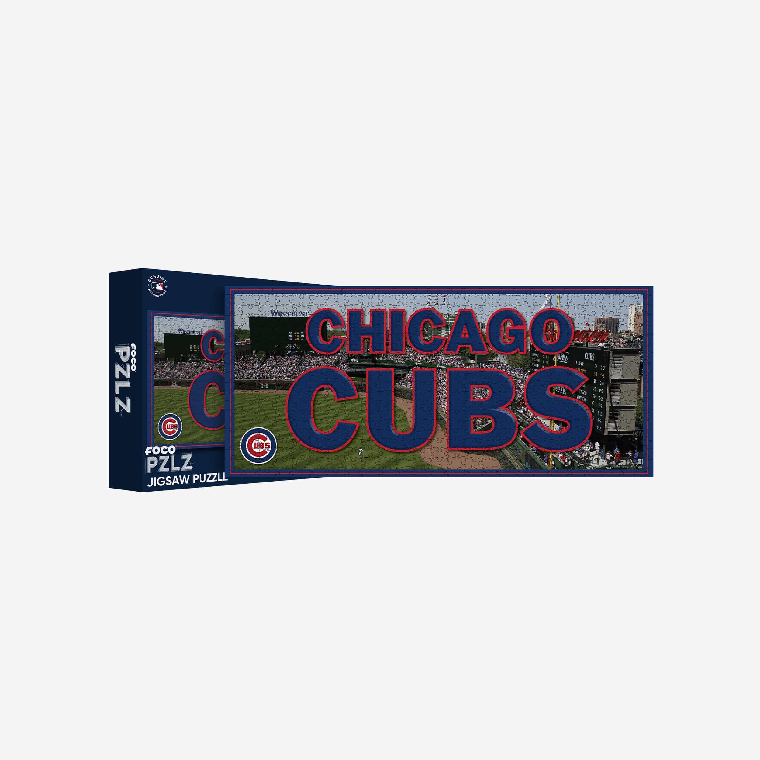 FOCO Chicago Cubs Wrigley Field 500 Piece Stadiumscape Jigsaw Puzzle PZLZ -