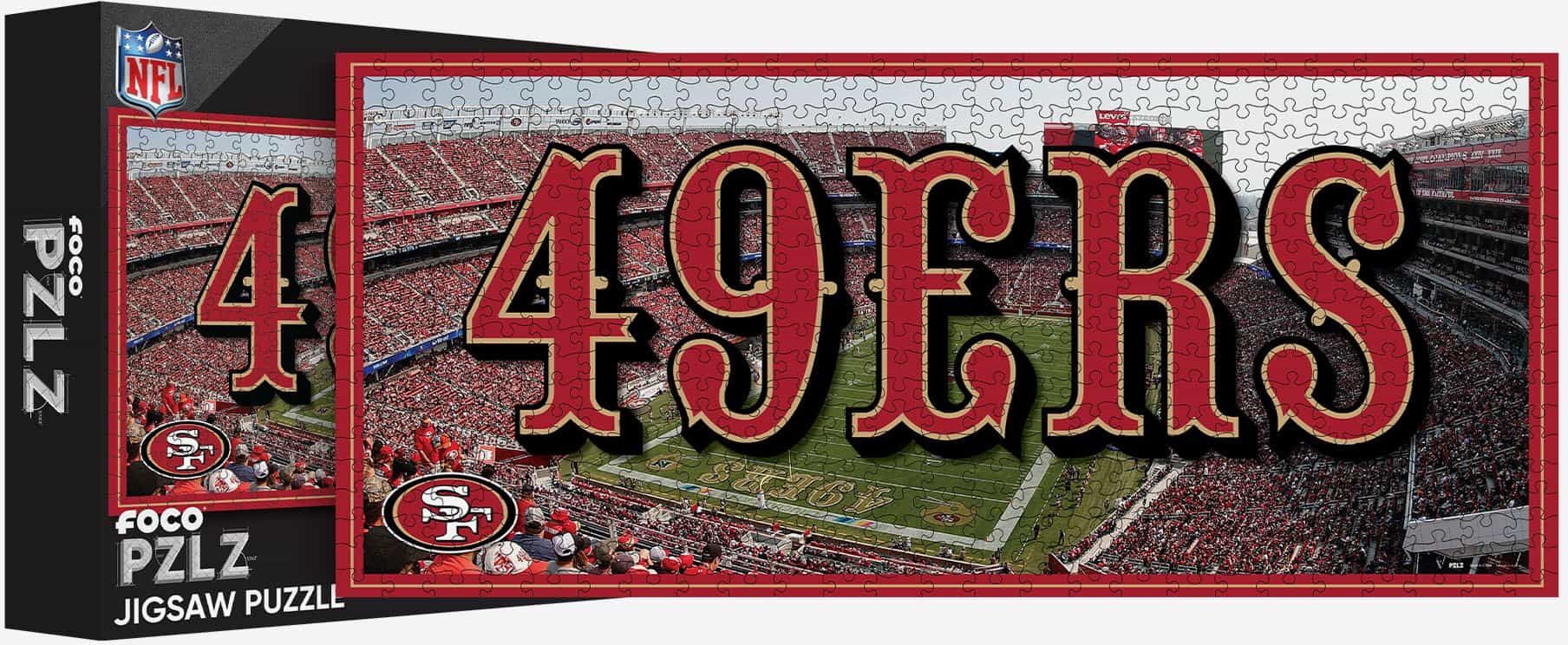 FOCO San Francisco 49ers Levi's Stadium 500 Piece Stadiumscape Jigsaw Puzzle PZLZ -