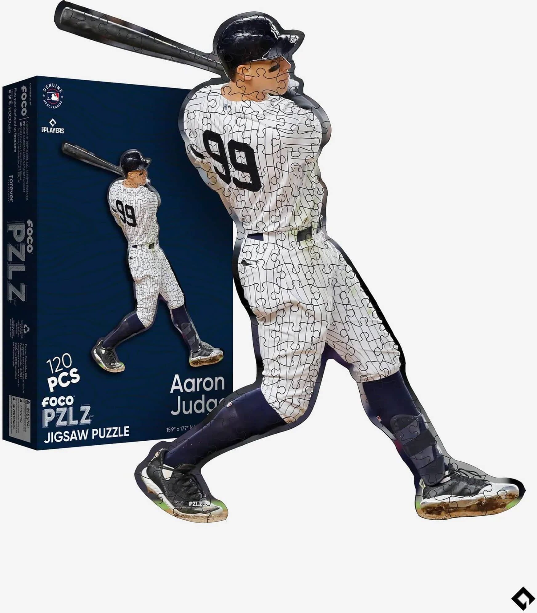 FOCO Aaron Judge New York Yankees Wood Jigsaw Puzzle PZLZ -