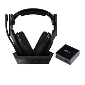 ASTRO Gaming A50 Wireless Headset for PlayStation 4 and 5 with PlayStation Base and HDMI Adapter in Black