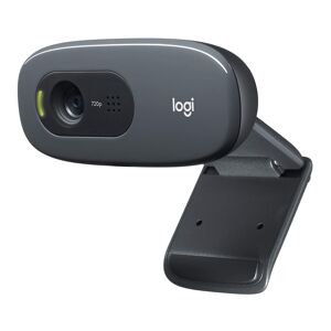 Logitech C270 HD 720p Desktop or Laptop Webcam for Video Calling and Recording in Black
