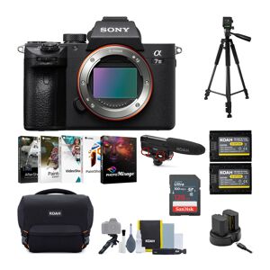 Sony Alpha a7 III Mirrorless Digital Camera (Body Only) with Accessory Bundle in Black