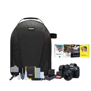 Canon EOS R7 Mirrorless Camera with RF-S 18-150mm Camera Lens with Camera Bag, Memory Card Bundle in Black