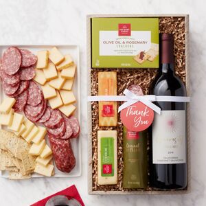 Hickory Farms Thank You Wine & Savory Snack Collection   Hickory Farms