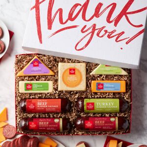 Hickory Farms Thank You Cheese & Sausage Lover's Gift Box   Hickory Farms
