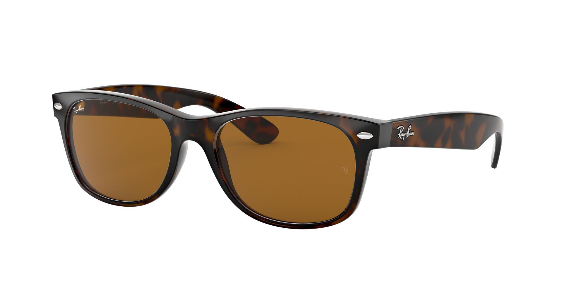 Ray-Ban New Wayfarer Classics Sunglasses, Men's, Crystal Brown