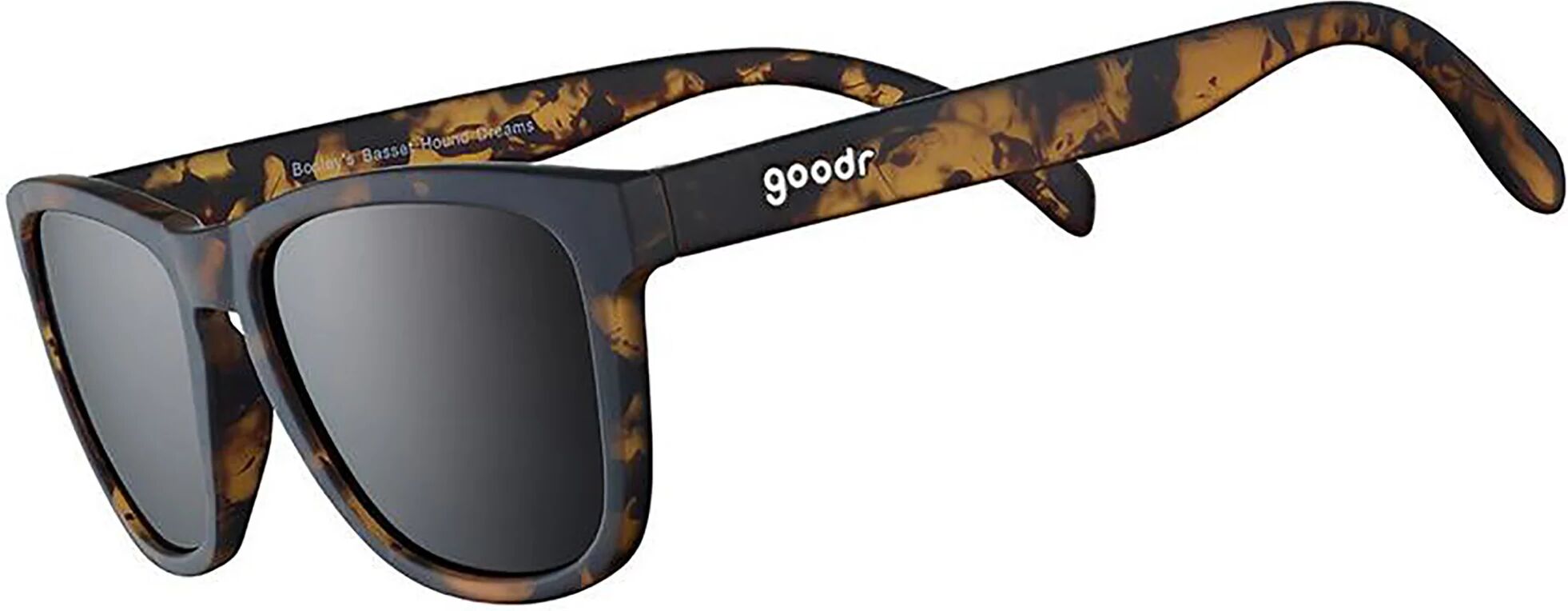 Goodr Bosley's Basset Hound Dreams Sunglasses, Men's, Brown