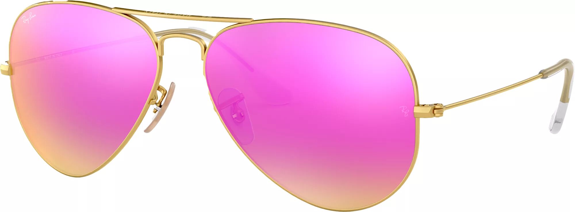 Ray-Ban Aviator Flash Sunglasses, Men's, Cyclamen