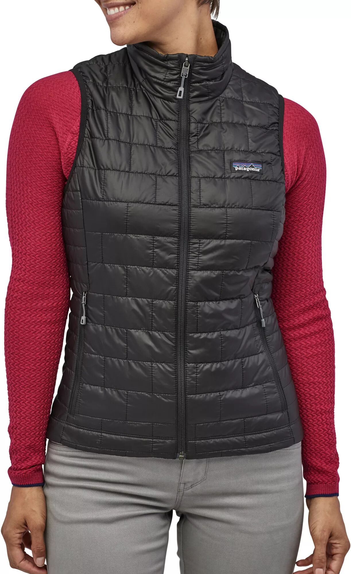 Patagonia Women's Nano Puff Insulated Vest, Large, Black