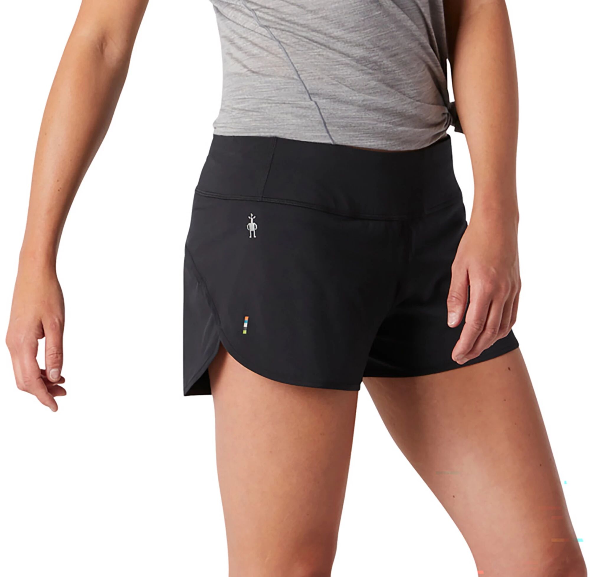 Smartwool Women's Merino Sport Lined Shorts, Small, Black