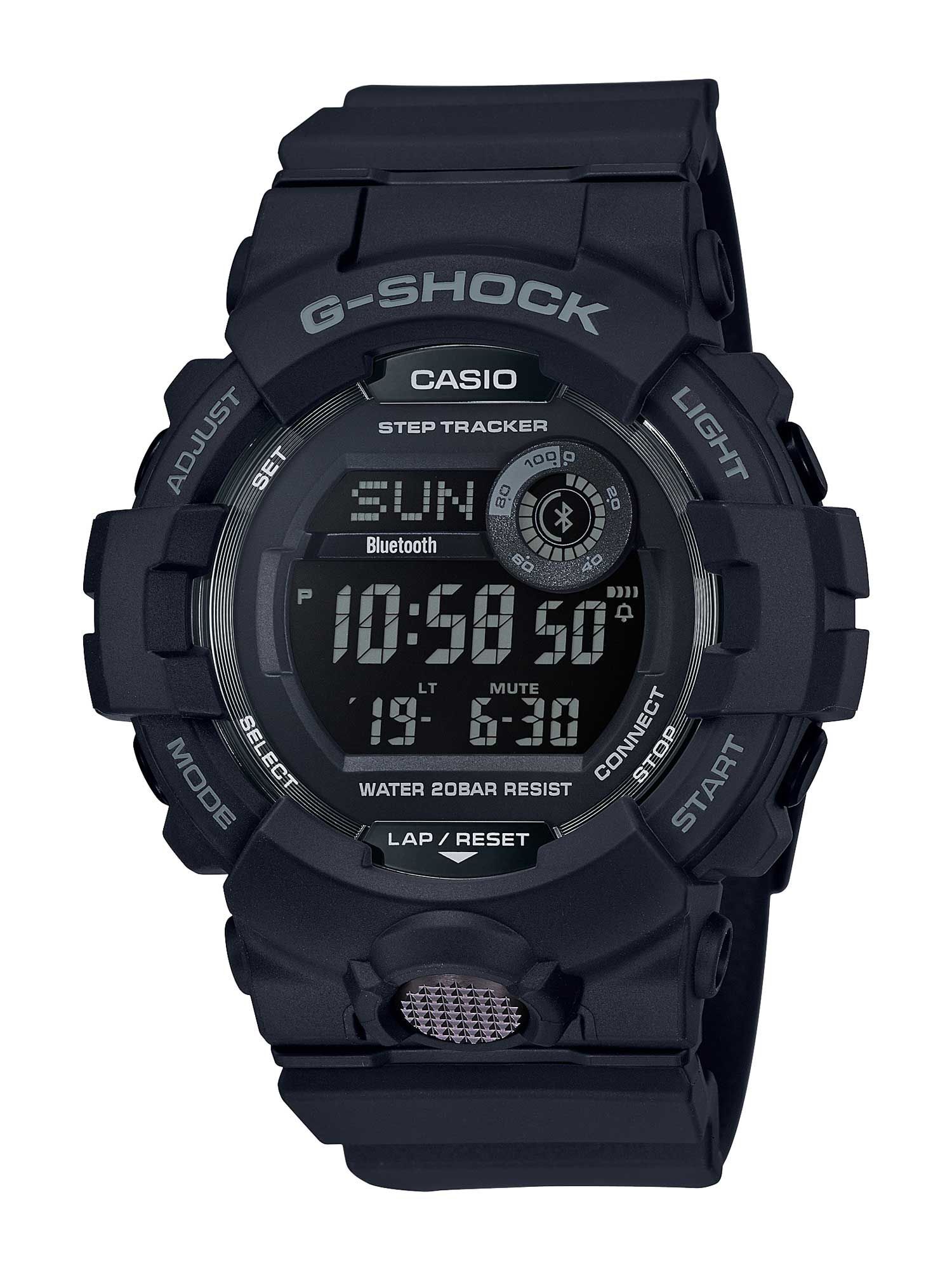 Casio G-Shock Digital Step Tracker Watch, Black