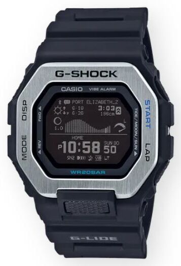 Casio Men's G-Shock G-LIDE Tide Activity Tracking Watch, Black