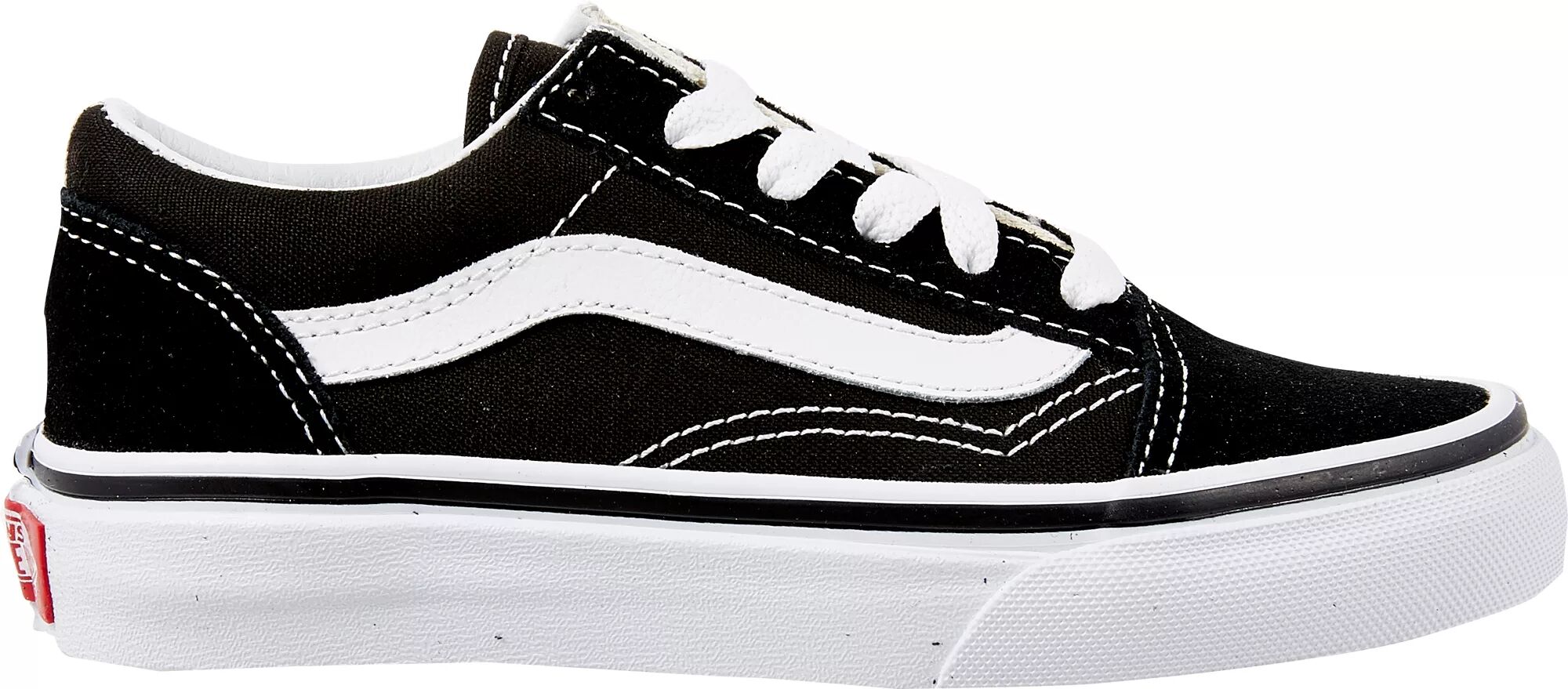 Vans Kids' Preschool Canvas Old Skool Shoes, Boys', Size 2.5, Black