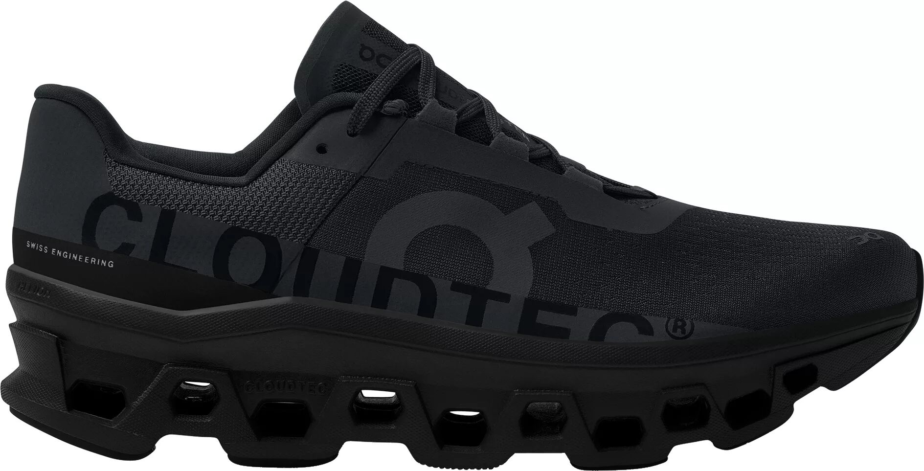 On Men's Cloudmonster Shoes, Size 10.5, Black