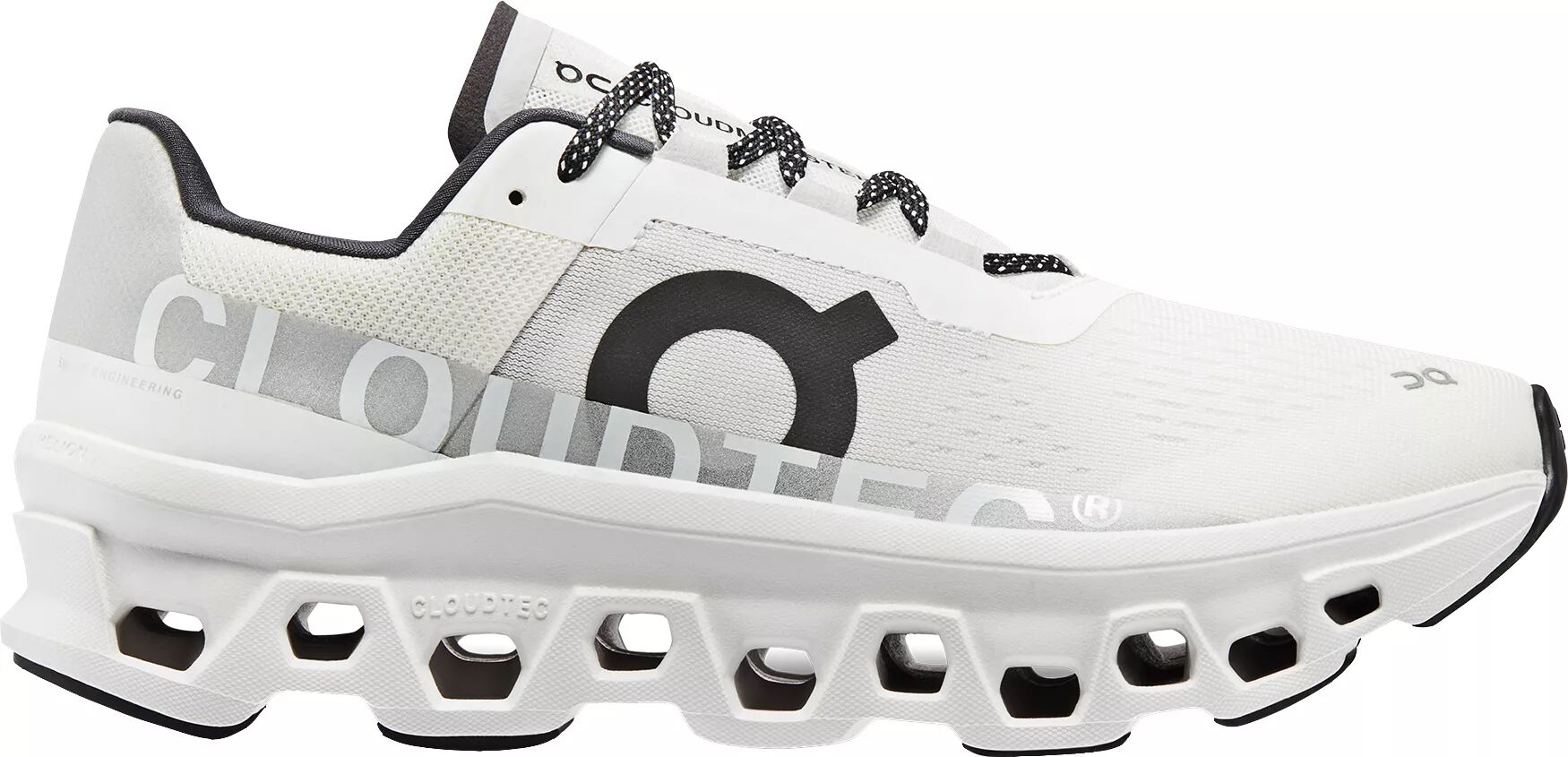 On Men's Cloudmonster Shoes, Size 14, White