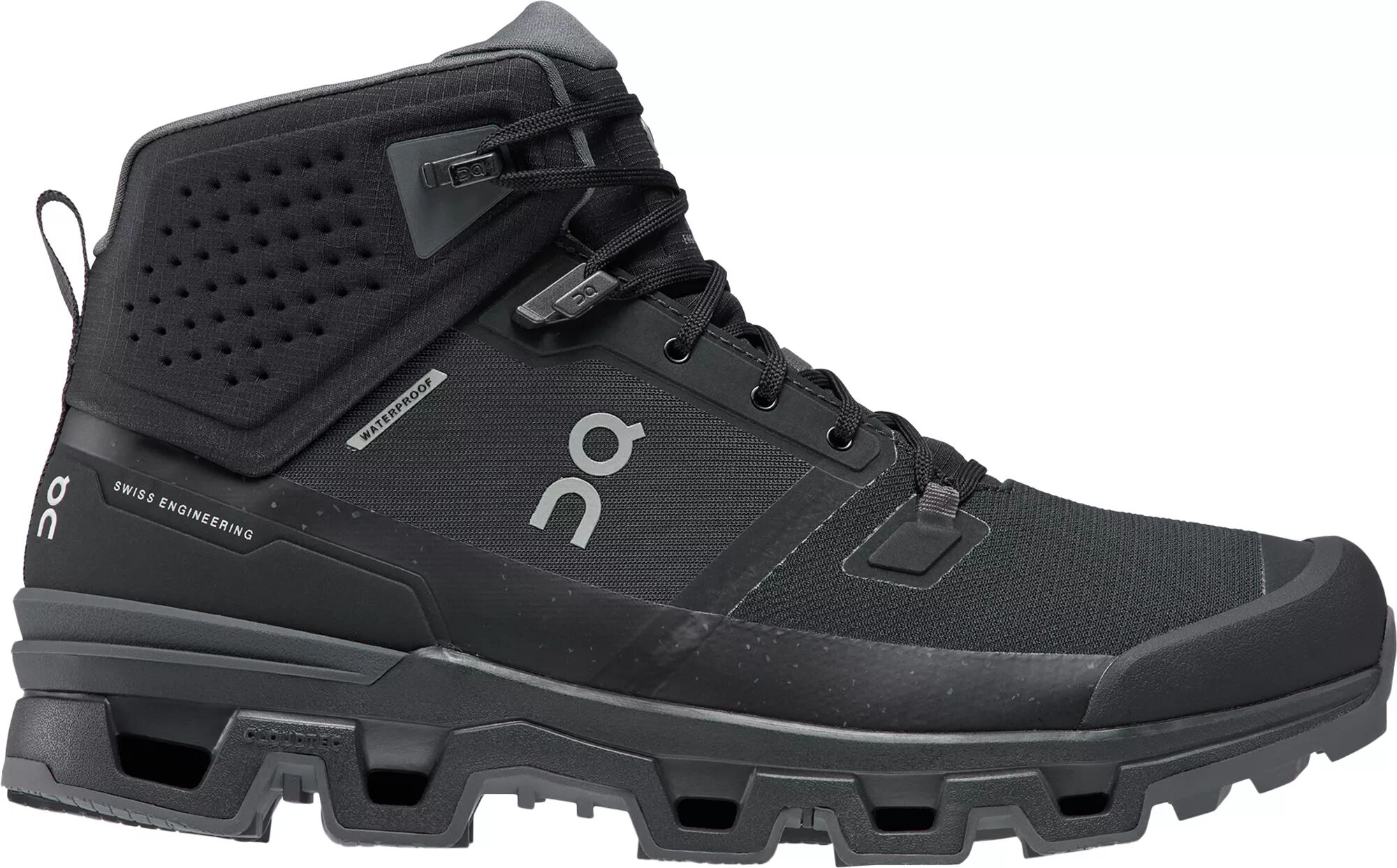 On Men's Cloudrock 2 Waterproof Hiking Boots, Size 9, Black