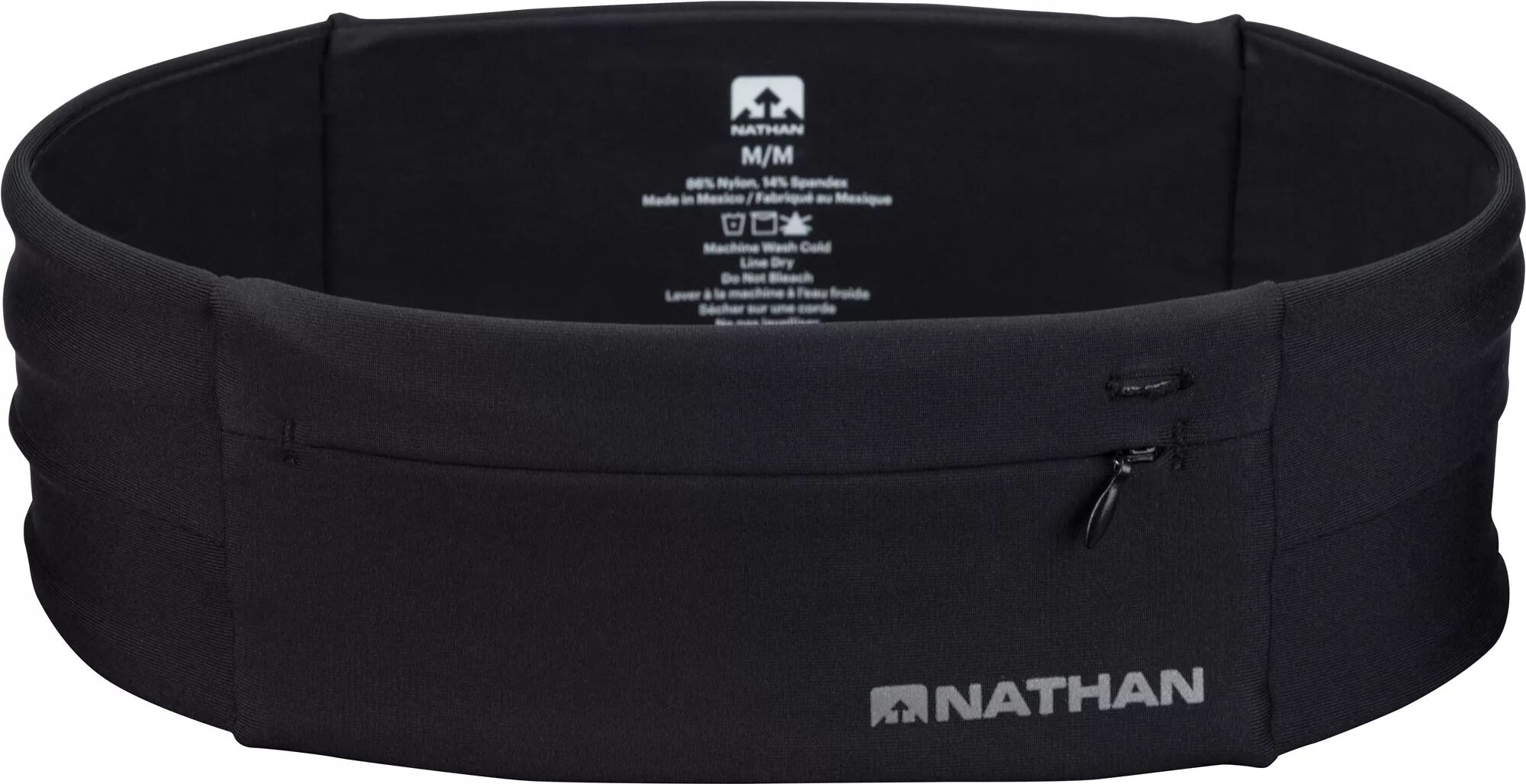 Nathan Zipster Belt, Men's, Small, Black