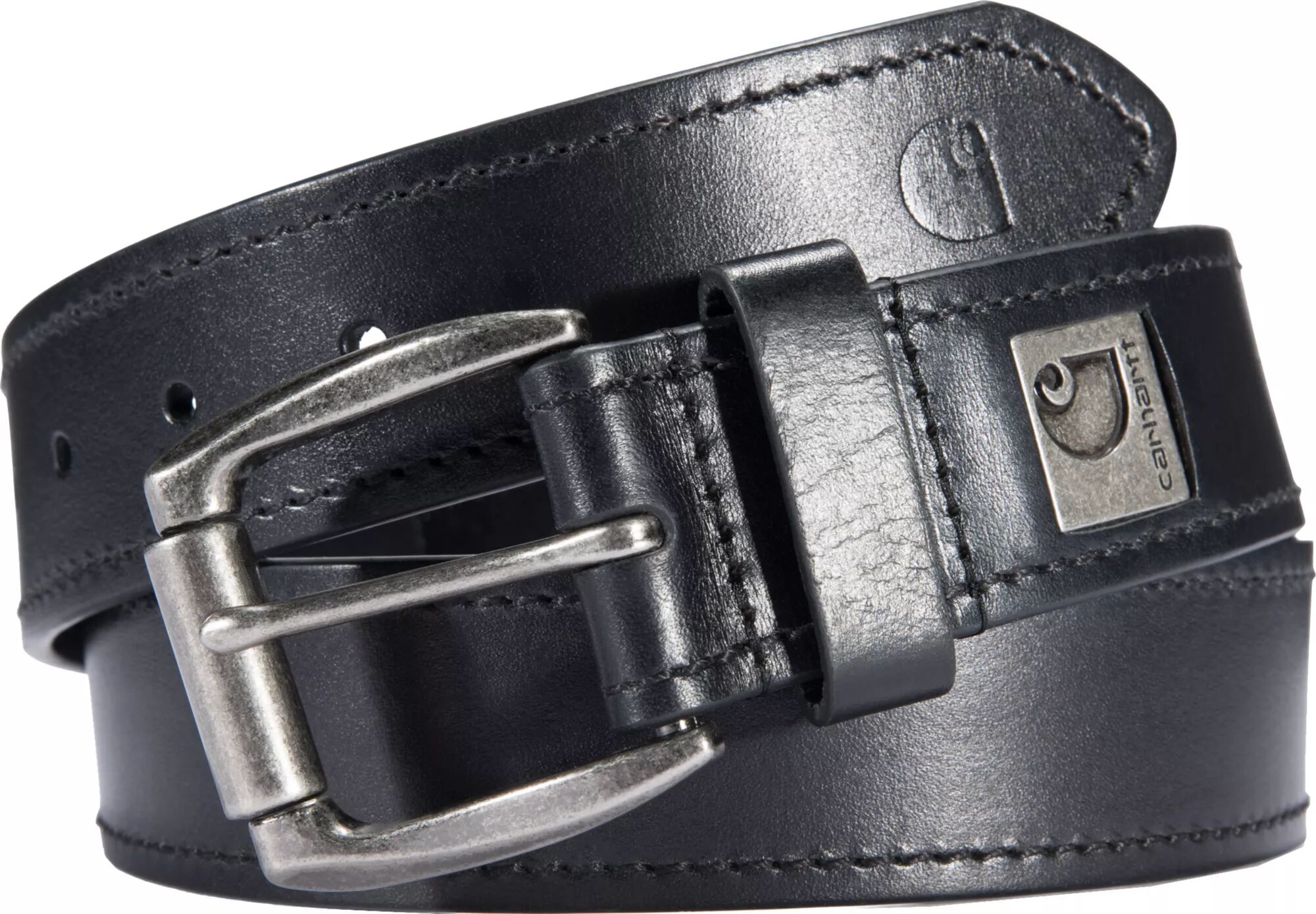 Carhartt Men's Roller Buckle Belt, Size 42, Black