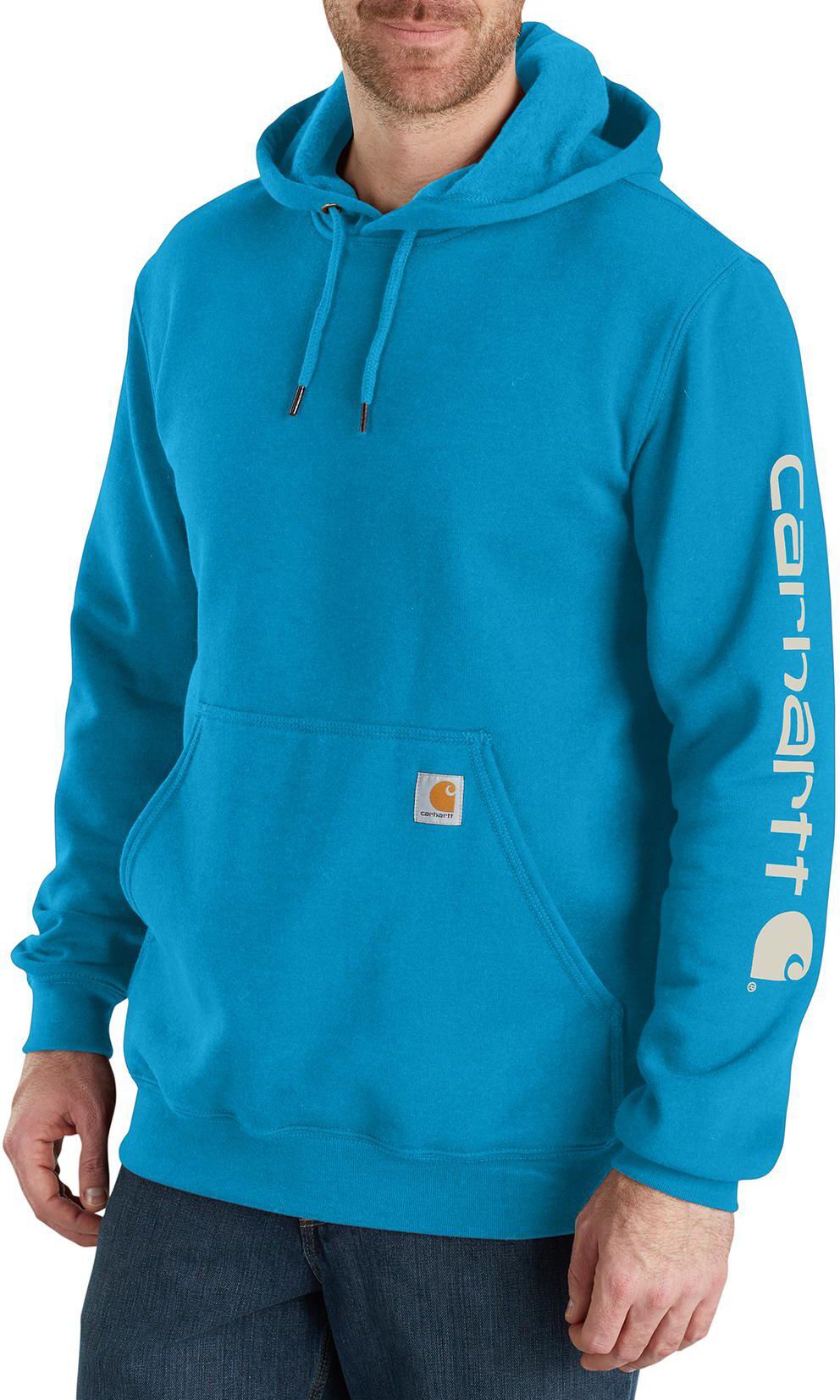 Carhartt Men's K288 Hoodie, Large, Blue