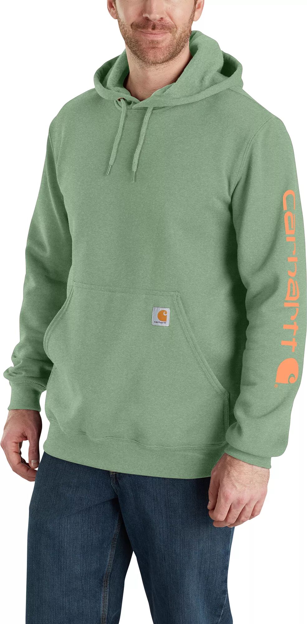 Carhartt Men's K288 Hoodie, 2XLT, Green